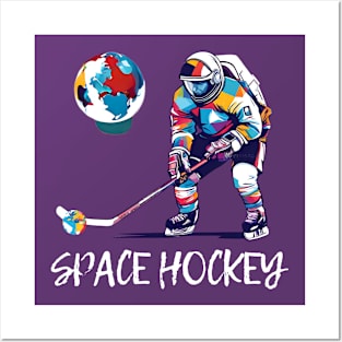 Space Hockey WPAP Posters and Art